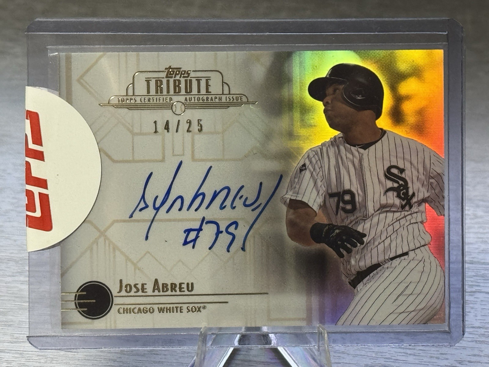 🔥⚾️JOSE ABREU 2014 Topps Tribute Rookie SP Auto RC /25 #SEALED! #WHITE SOX!⚾️🔥