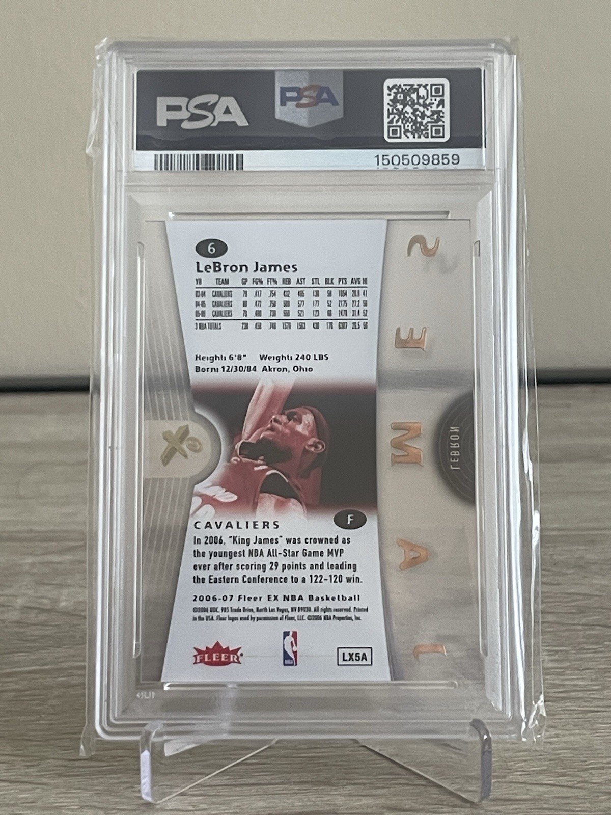 2006-07 Fleer EX – LeBron James #6
