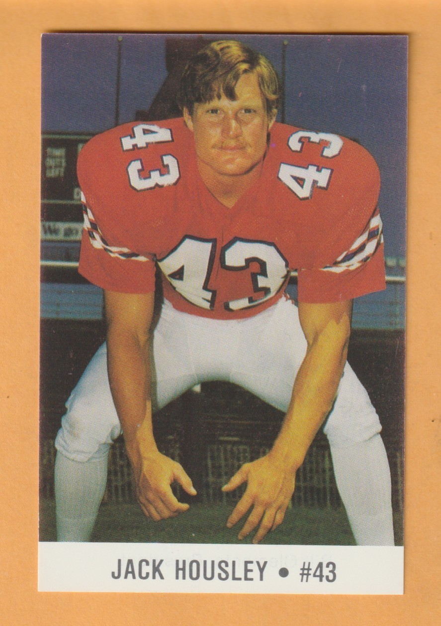 Jack Housley Arizona Wildcats 1980 Police Card Phoenix AZ