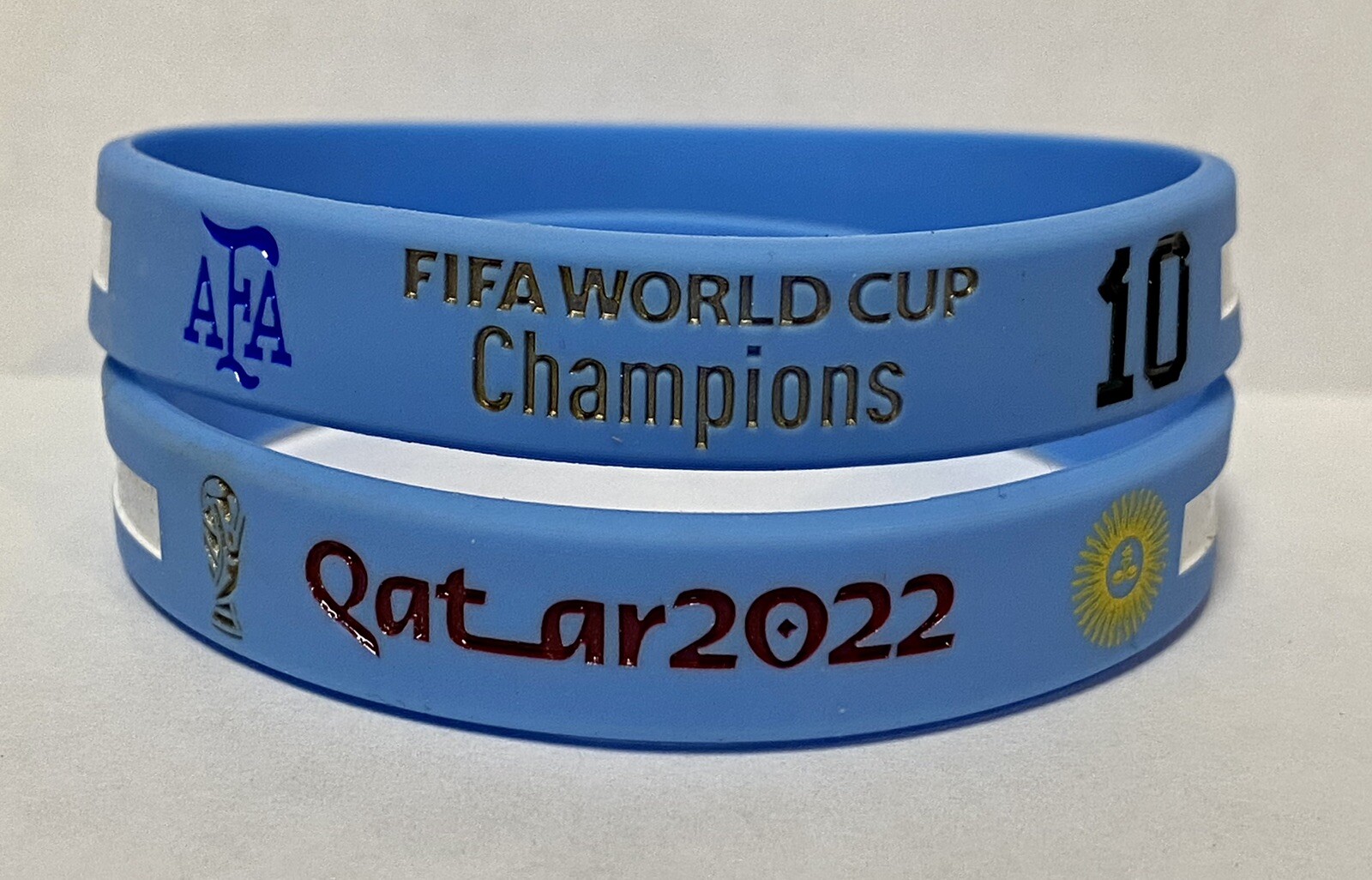 ARGENTINA 2022 WORLD CUP CHAMPIONS Bracelet Wristband Soccer Qatar MESSI