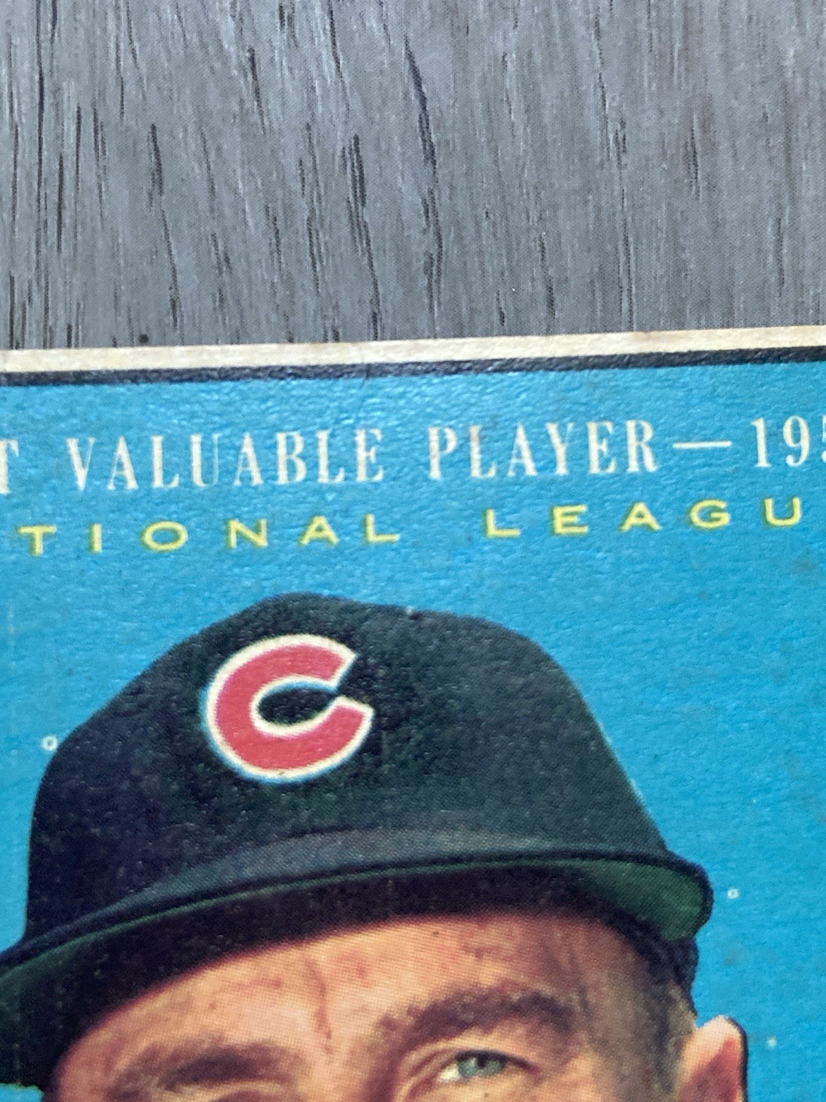 1961 MLB Topps MVP | Hank Sauer | #481 | Chicago Cubs | LIGHT WRINKLES
