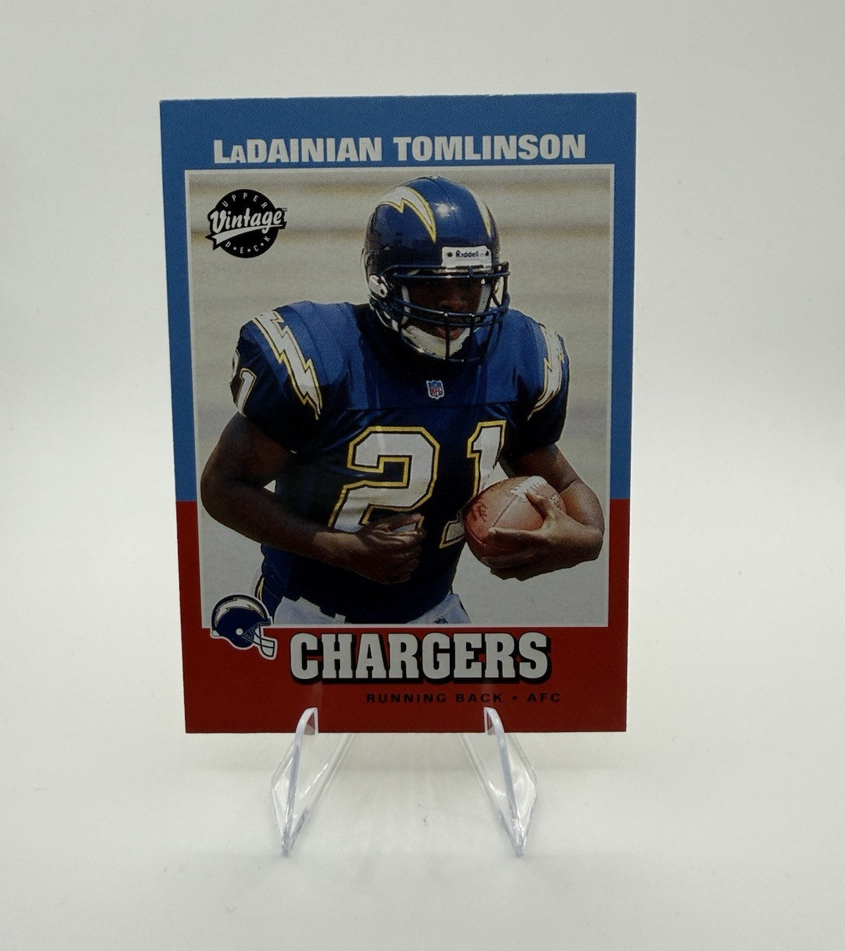 LaDainian Tomlinson RC [Base] #252 Chargers Upper Deck 2001 Upper Deck Vintage