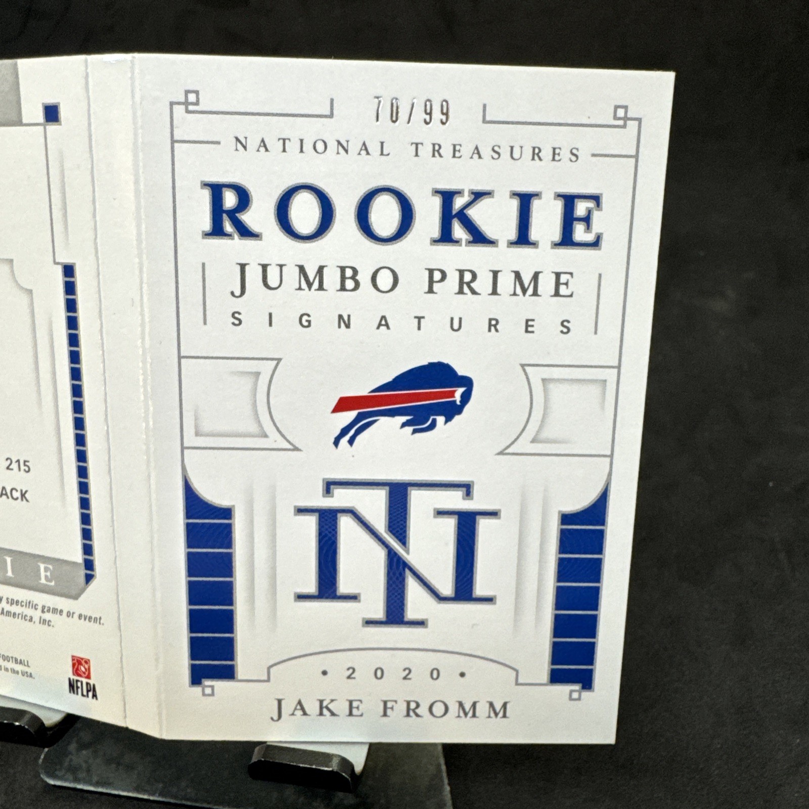2020 Panini National Treasures – Rookie Jumbo Prime Signatures Booklet Jake…