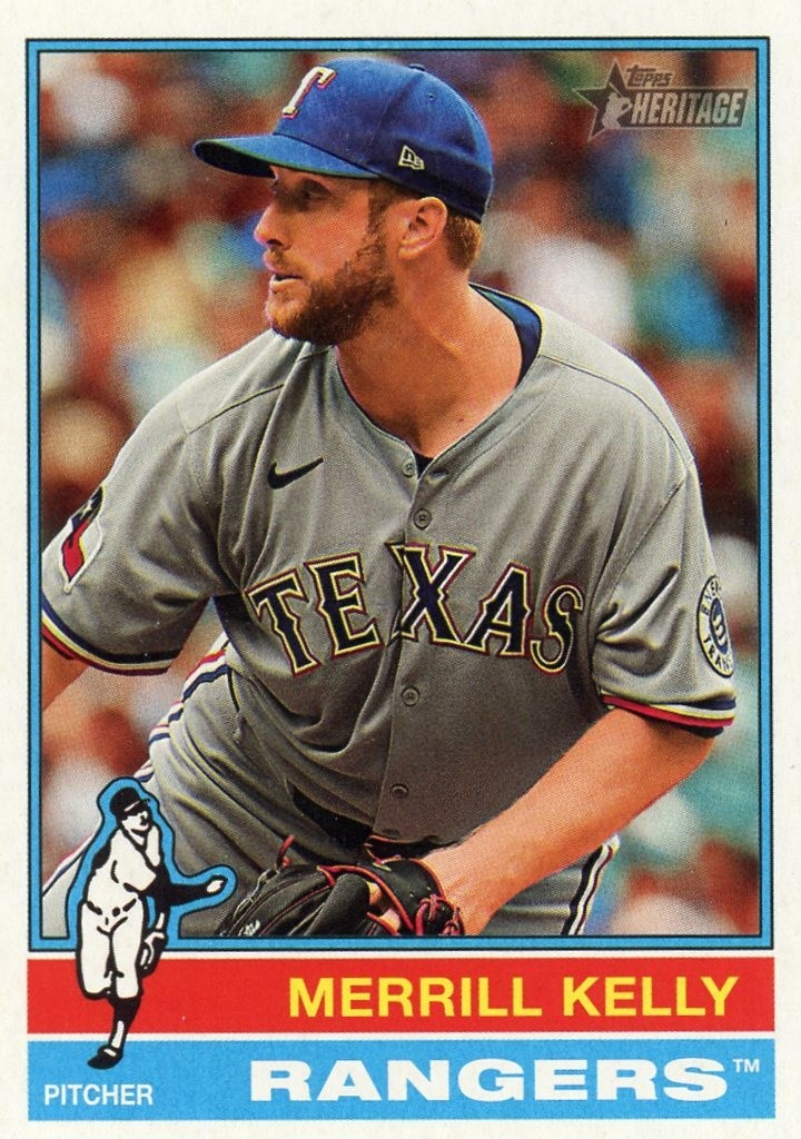 2025 Heritage High Number TEXAS RANGERS BASE #501-700 Team Set (6 cards)