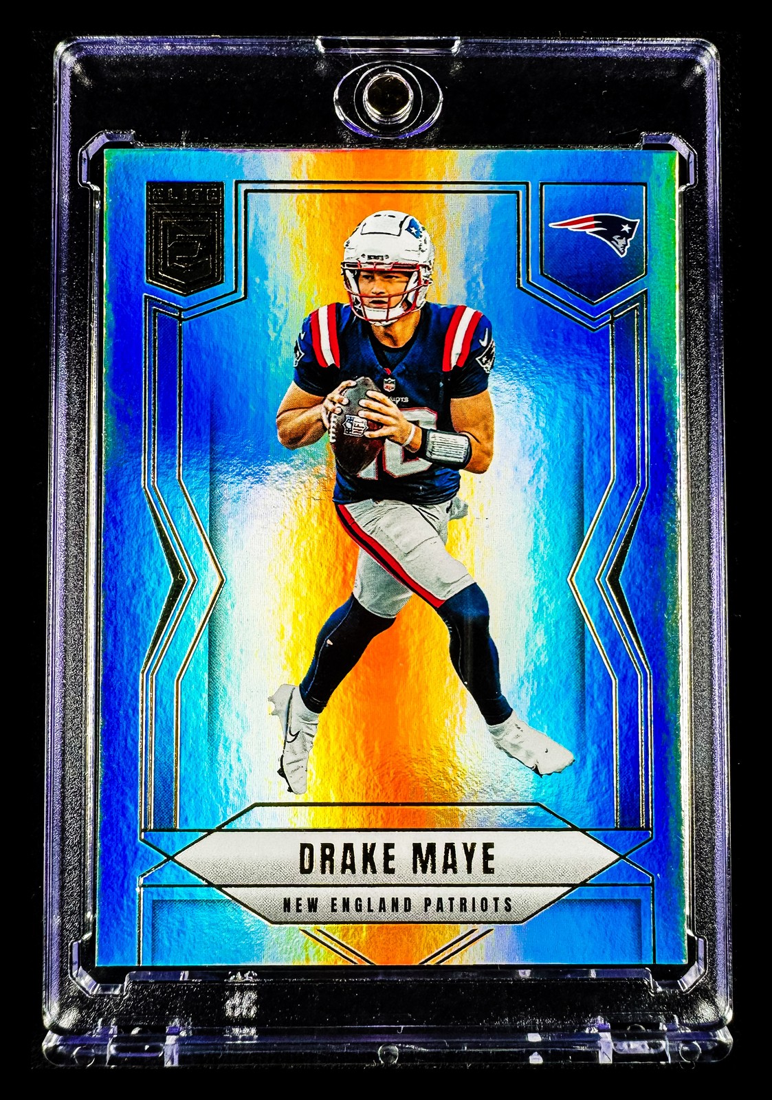 DRAKE MAYE ROOKIE RC PRISM HOLO FOIL INVESTMENT CARD PANINI PATRIOTS