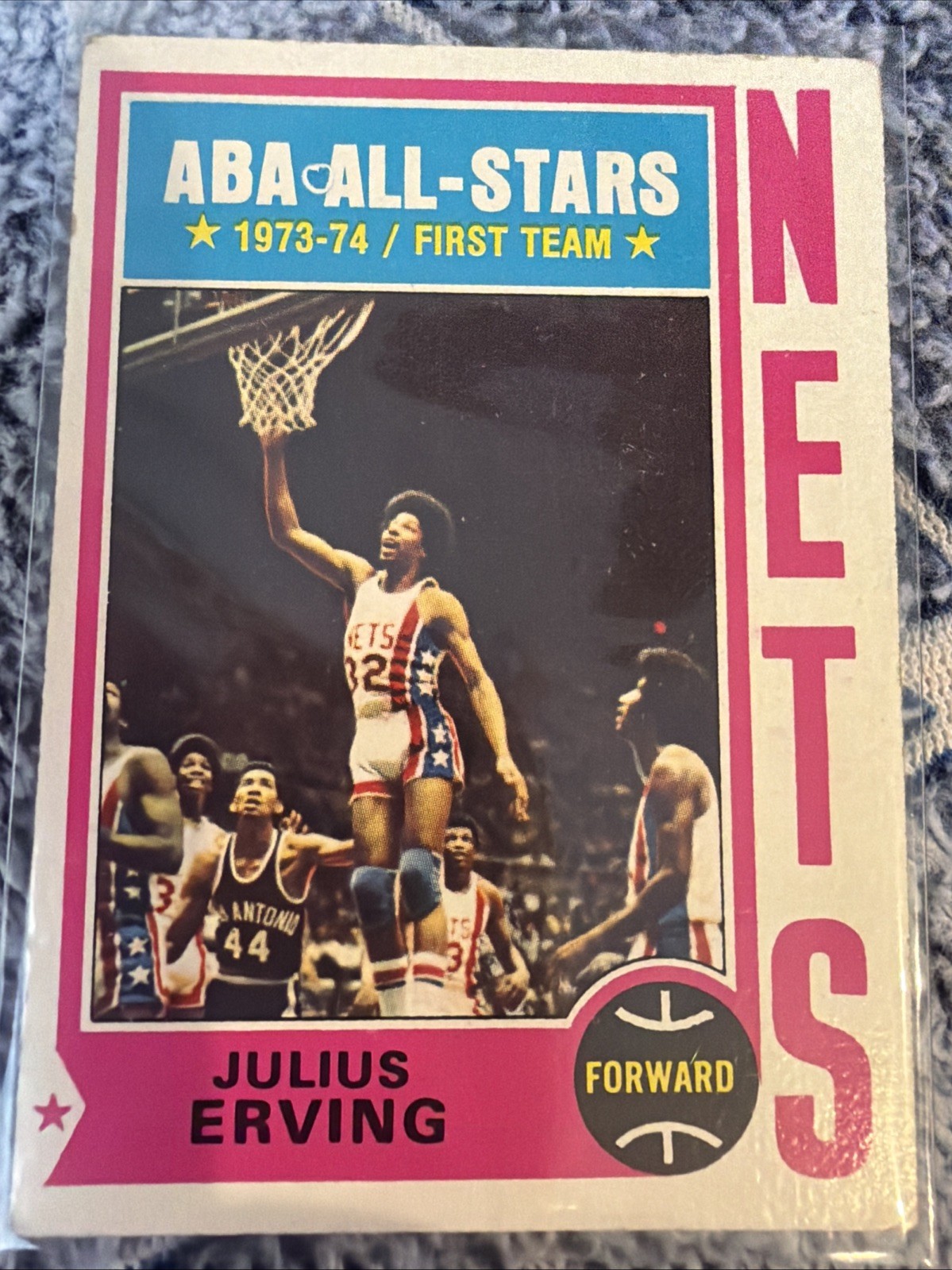 Topps 1974-75 Julius Erving #200 New Jersey Nets ABA All-Stars First Team