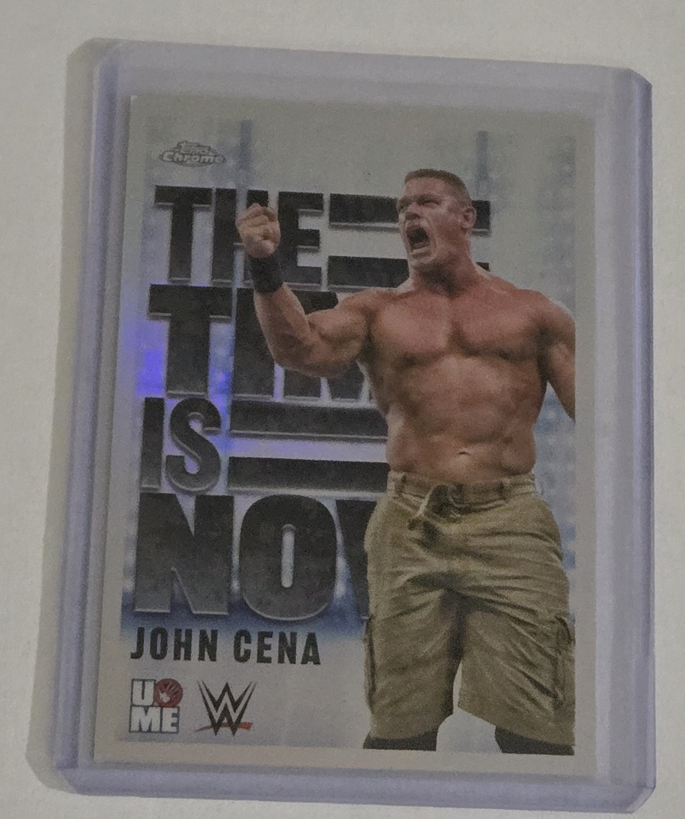 2025 Topps Chrome WWE John Cena The Time is Now insert #TIN-21