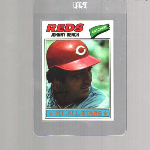 VTG 1977 Topps Johnny Bench #70 NM HOF