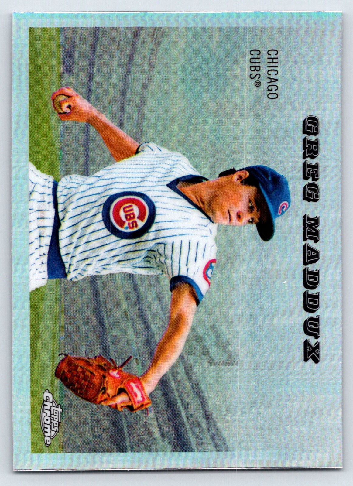 2025 Topps Chrome Platinum- Greg Maddux Rails And Sails Chicago Cubs #55RS-16