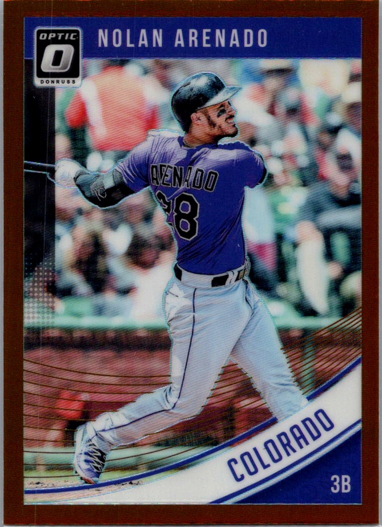 2018 Donruss Optic Nolan Arenado Bronze Colorado Rockies #138
