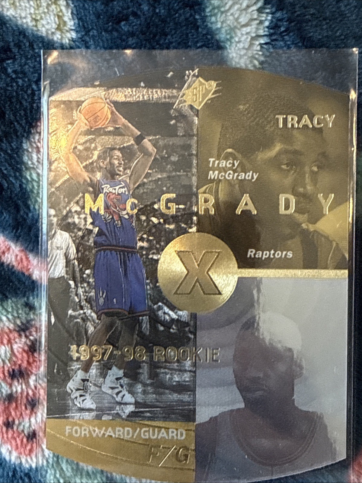 1997-98 Tracy Mcgrady Spx Gold Rookie RARE