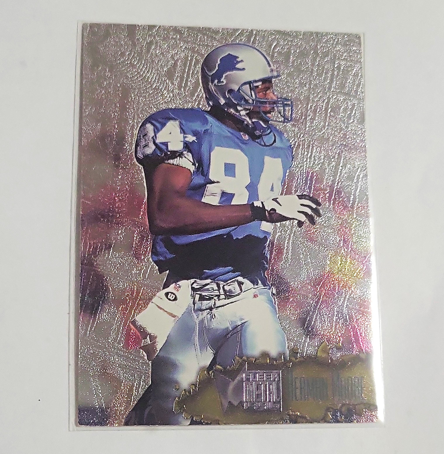 Fleer/SkyBox 1996 Metal Universe Rookie Herman Moore #39 Detroit Lions Card