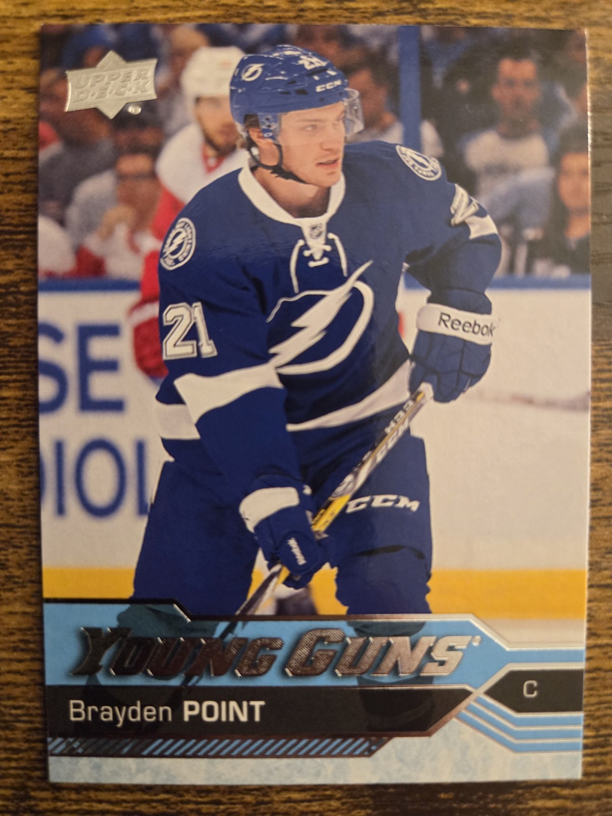2016-17 Upper Deck UD Young Guns YG Brayden Point Rookie Card RC #205 Lightning
