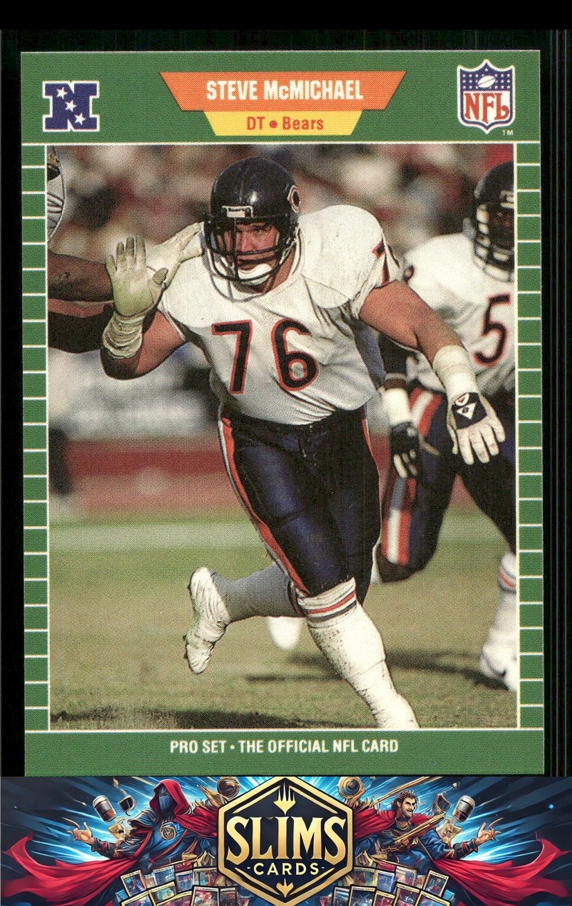 1989 Pro Set Chicago Bears Steve McMichael #45