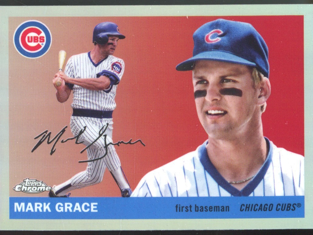 2025 Topps Chrome Platinum Mark Grace Refractor #383 Cubs