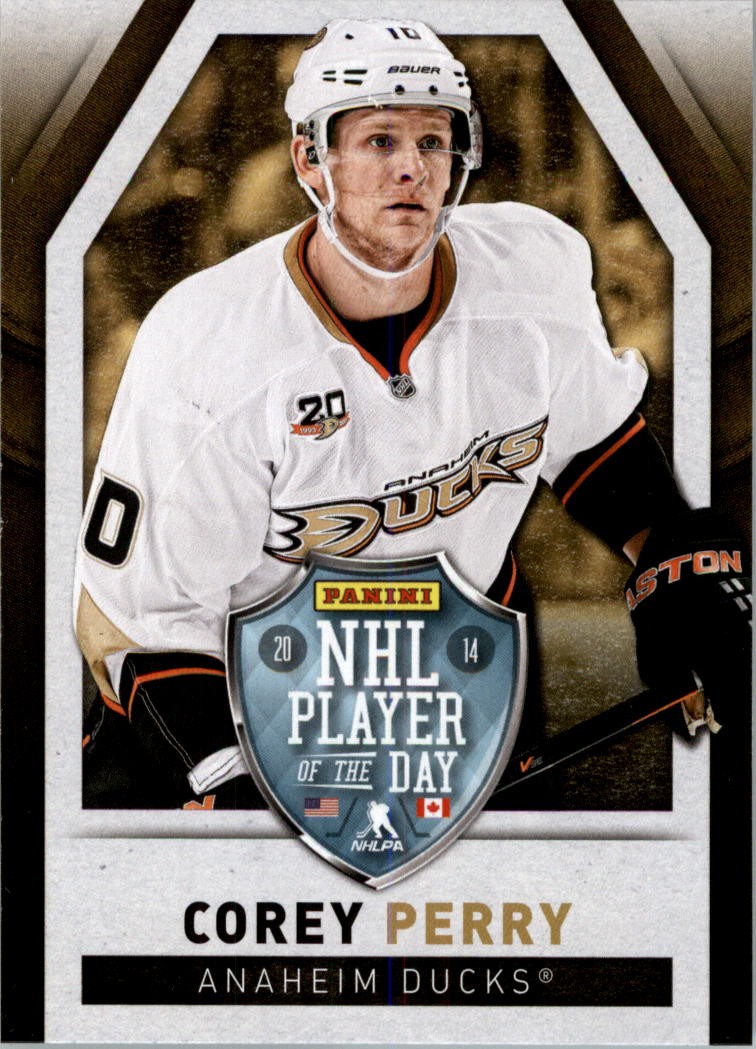 2013-14 Panini Player of the Day #7 Corey Perry – HKY