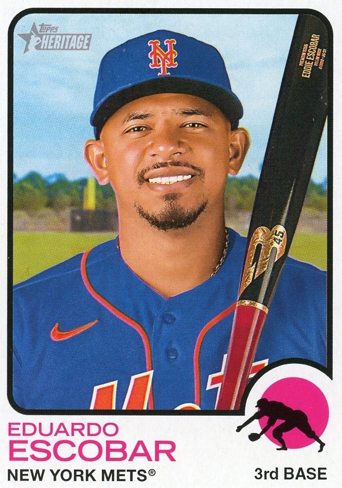 2022 Heritage High Number NEW YORK METS BASE #501-700 Team Set (9 cards)