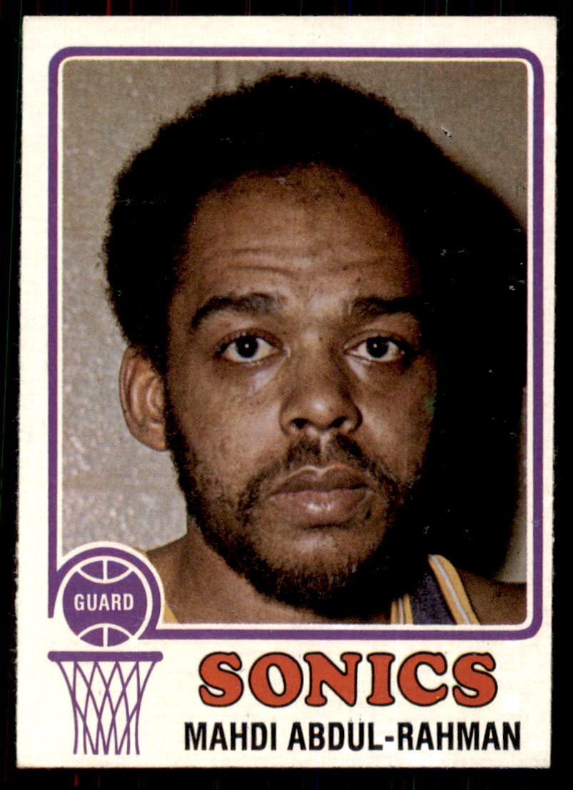 1973-74 Topps #128 Mahdi Abdul-Rahman