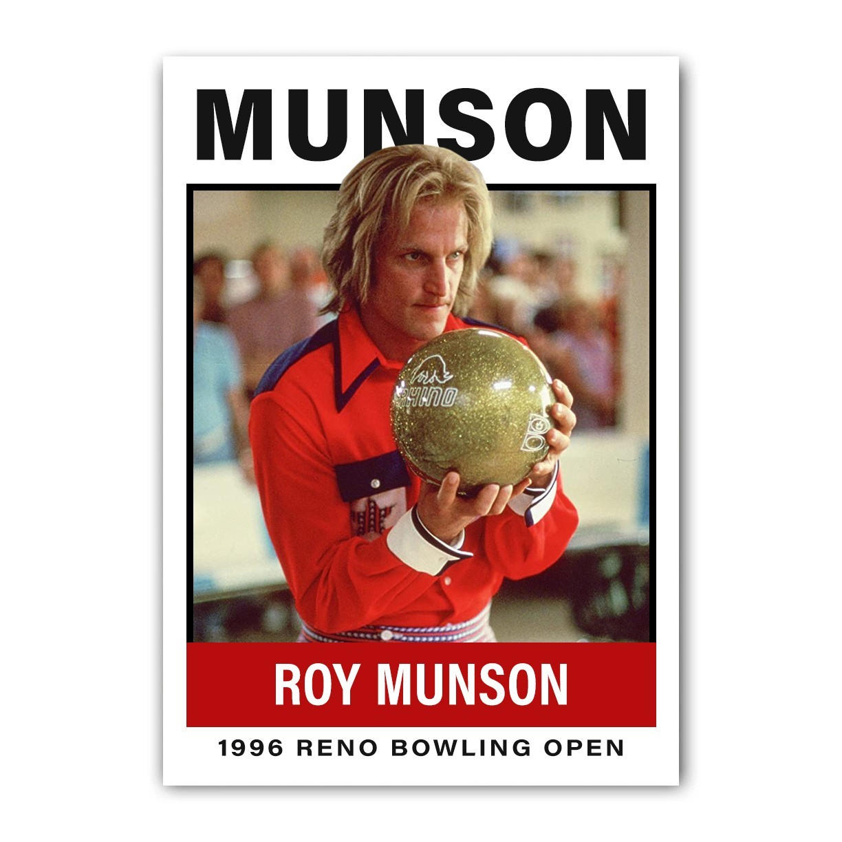 Kingpin Movie Roy Munson Custom ACEO Bowling Trading Card