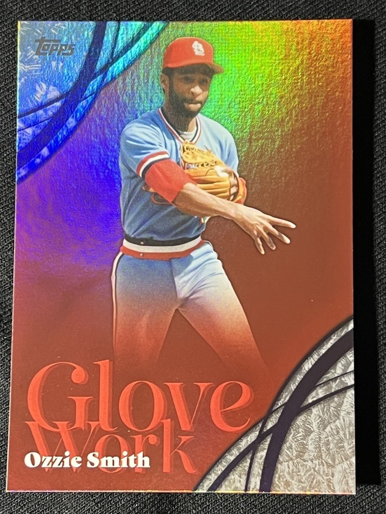 2026 Topps Series 2 – Glove Work #GW-1 – Ozzie Smith – Cardinals – Insert