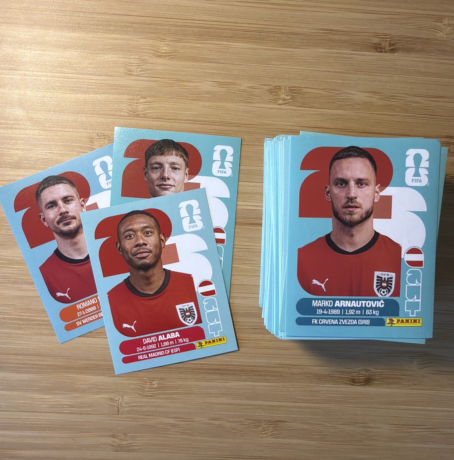 Panini FIFA World Cup 2026 Album – AUSTRIA SINGLE STICKERS – FREE SHIPPING