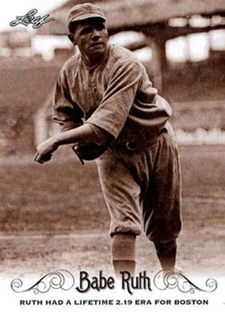 2016 Leaf Babe Ruth Collection #62 Babe Ruth Boston Red Sox HOF