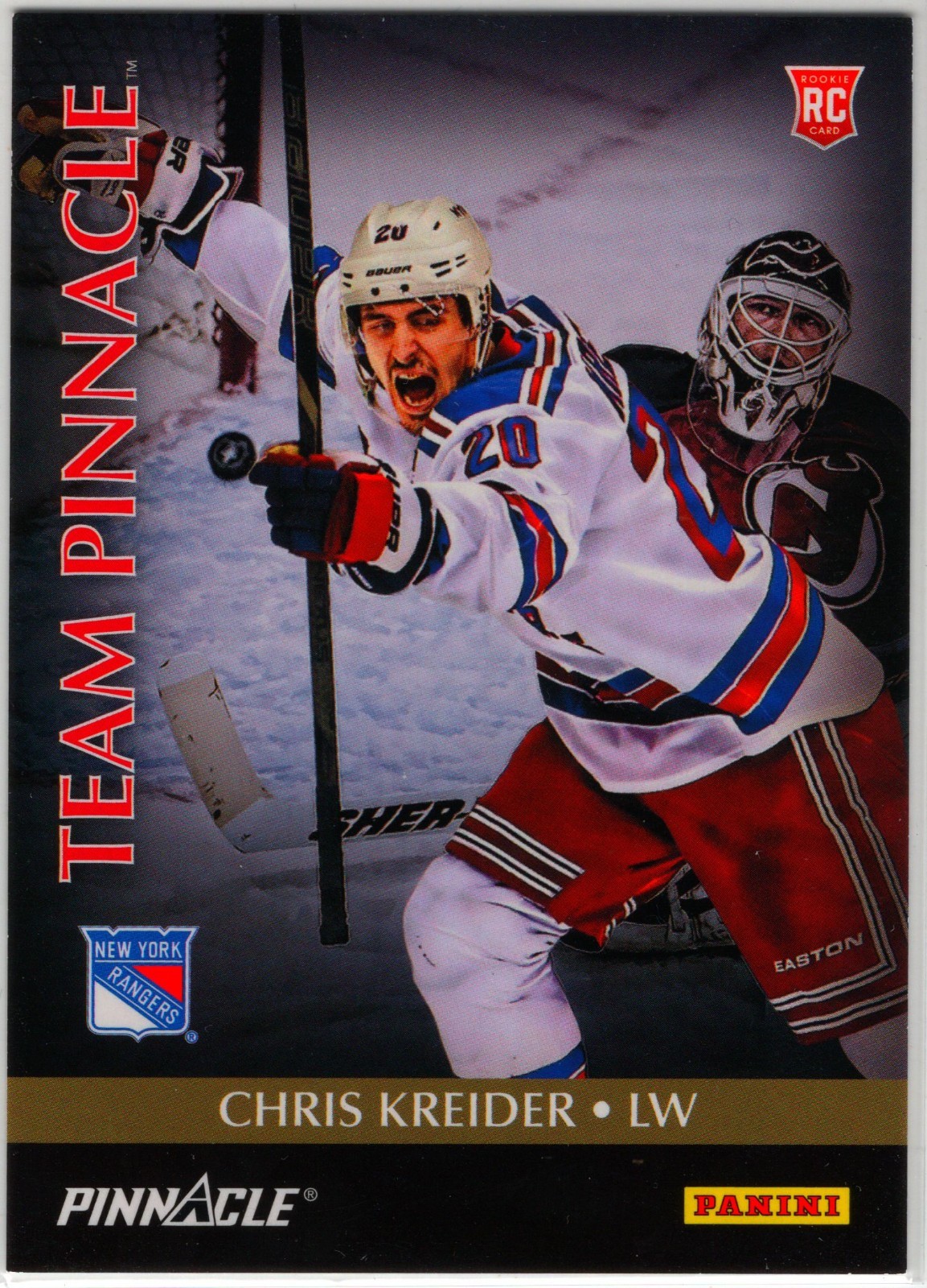 2013 Panini Father’s Day Team Pinnacle Chris Kreider Sven Baertschi #14