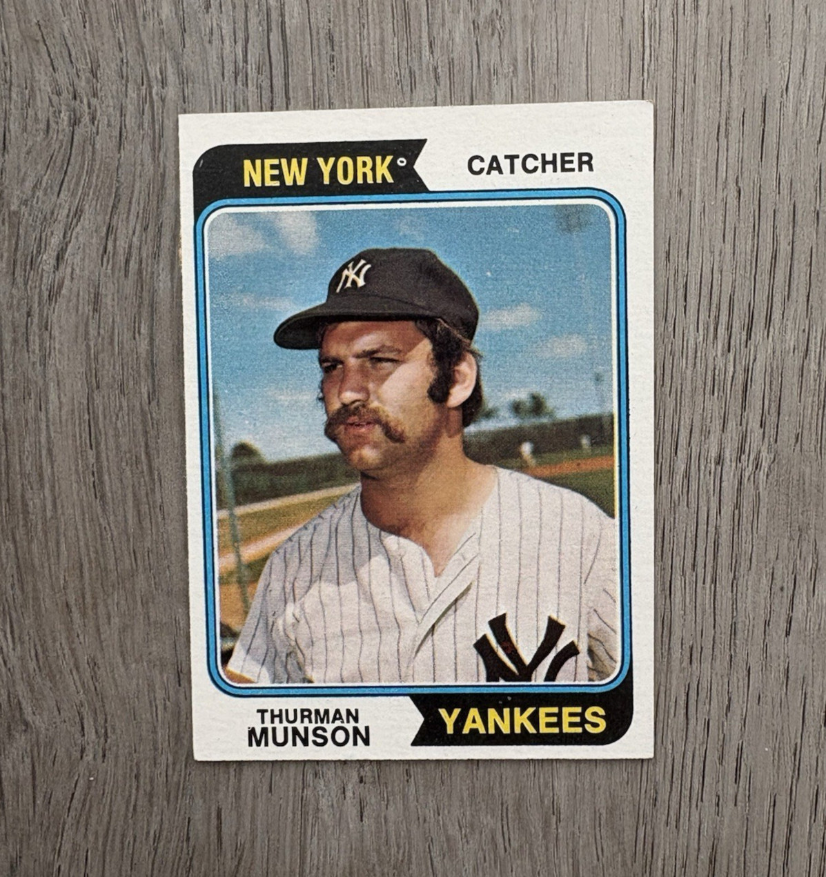 1974 MLB Topps Baseball | Thurman Munson | #340 | New York Yankees
