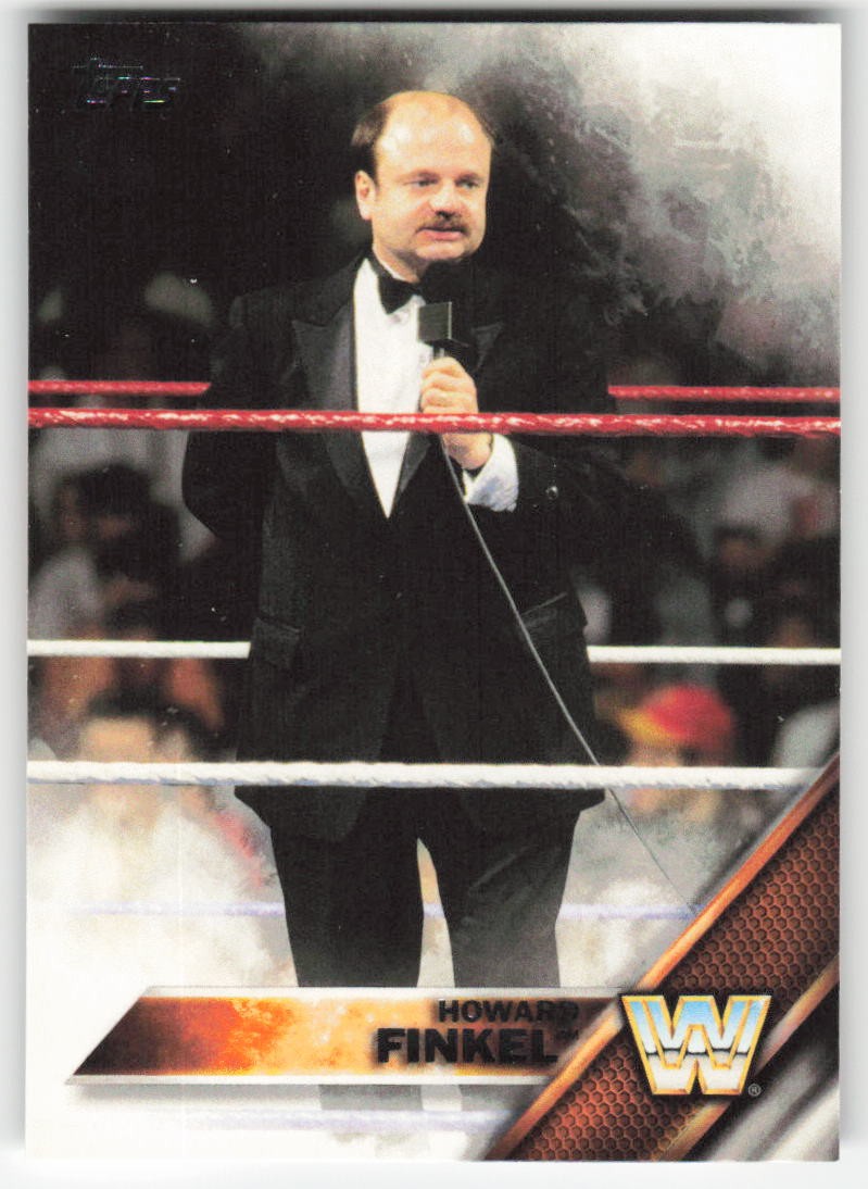 2016 Topps WWE Then Now Forever Howard Finkel #173