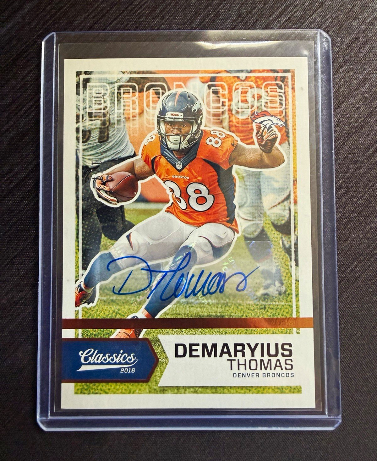 Panini 2016 Classics Demaryius Thomas Denver Broncos Auto #49 /7
