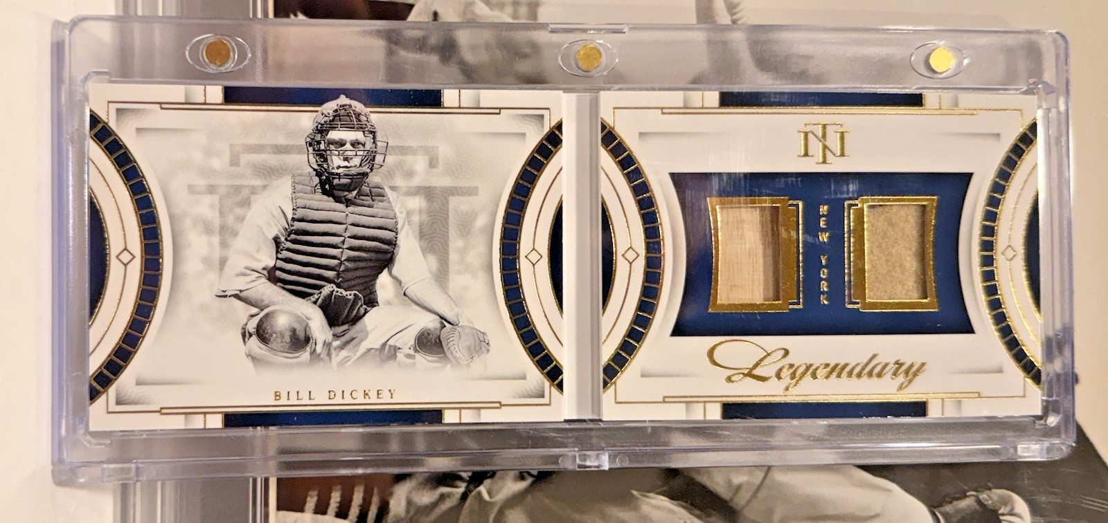 HOF Bill Dickey 2024 Panini National Treasures Legendary Materials Booklet /10
