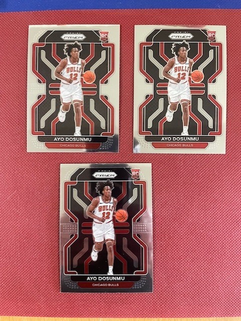 Ayo Dosunmu Prizm Rookie RC 3 All as Shown