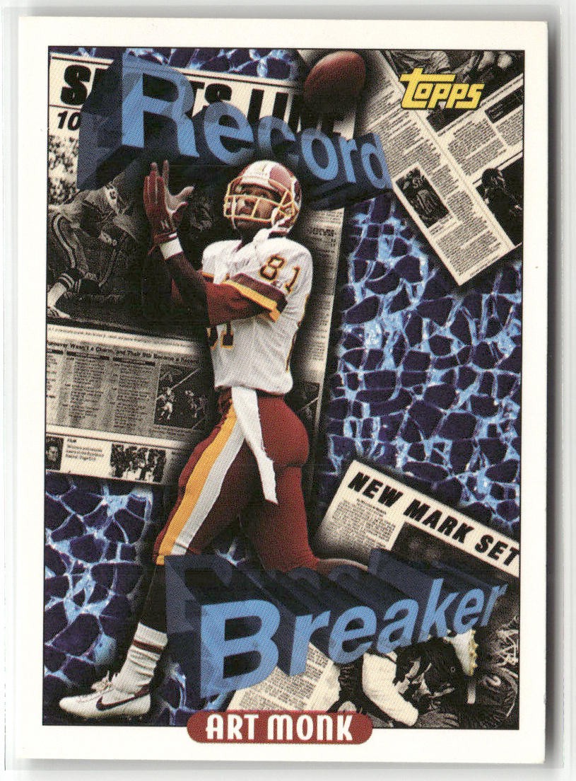 1993 TOPPS #1 ART MONK WASHINGTON REDSKINS