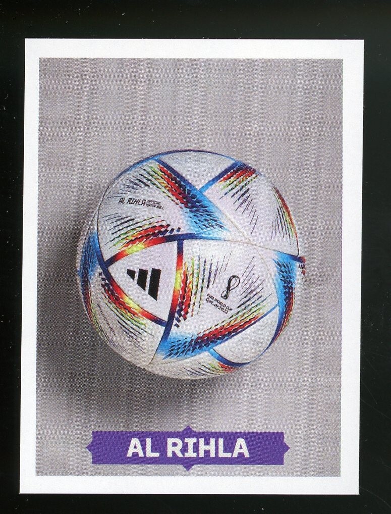 2022 Fifa World Cup Panini Sticker Qatar OFFICIAL MATCH BALL Al Rihla FWC18