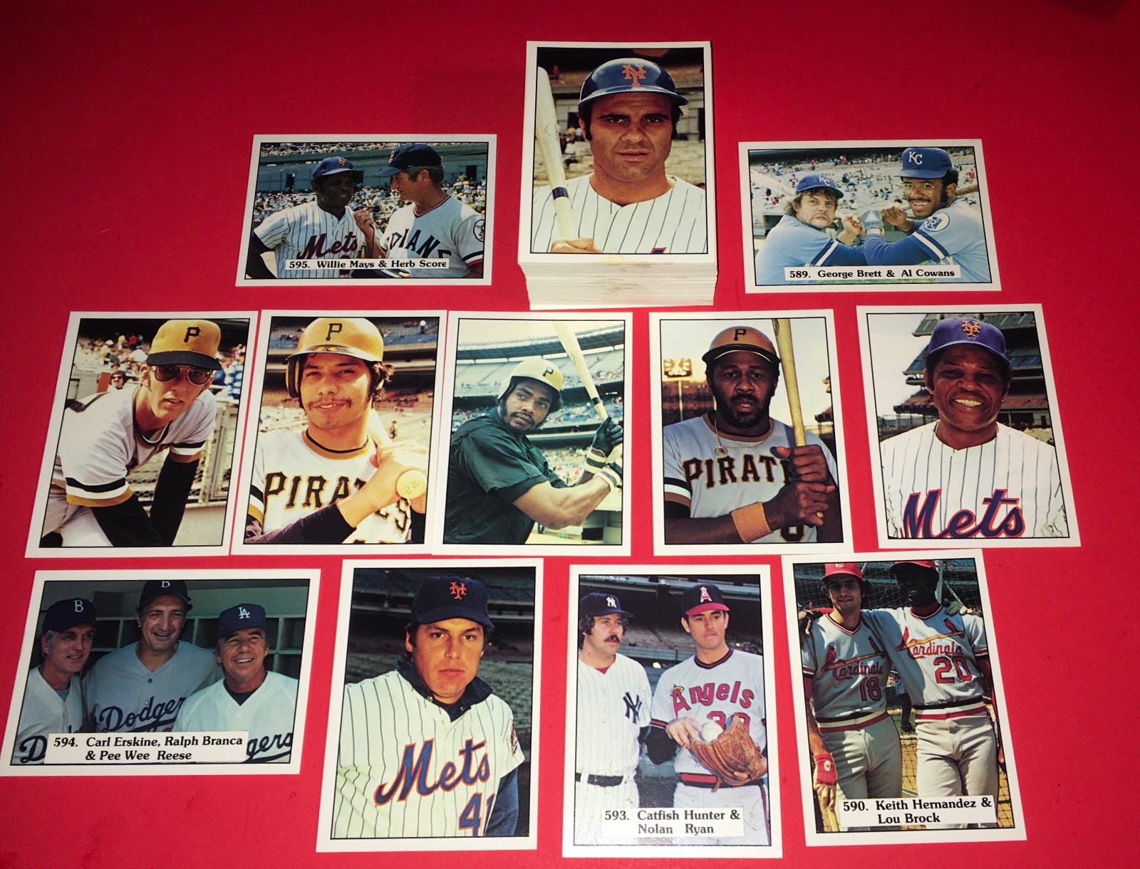 1975 SSPC Series 7 Baseball 90 Card Set #541-630 NM-MT Mays-Seaver-Ryan-Brett