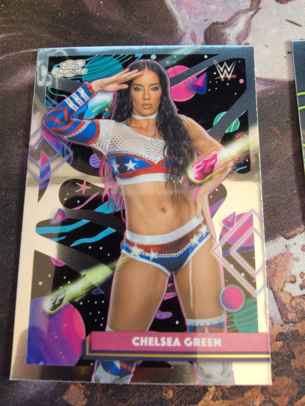 Topps 2026 Chrome Cosmic WWE Chelsea Green #156
