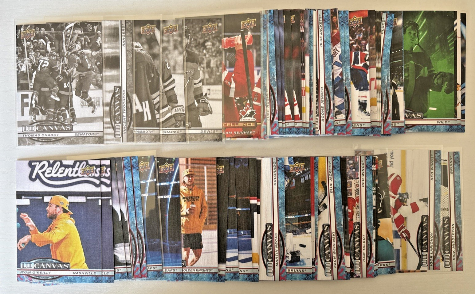 2025-26 Upper Deck Series 2 UD Canvas – U PICK! B&W, Prog Excellence, Retired