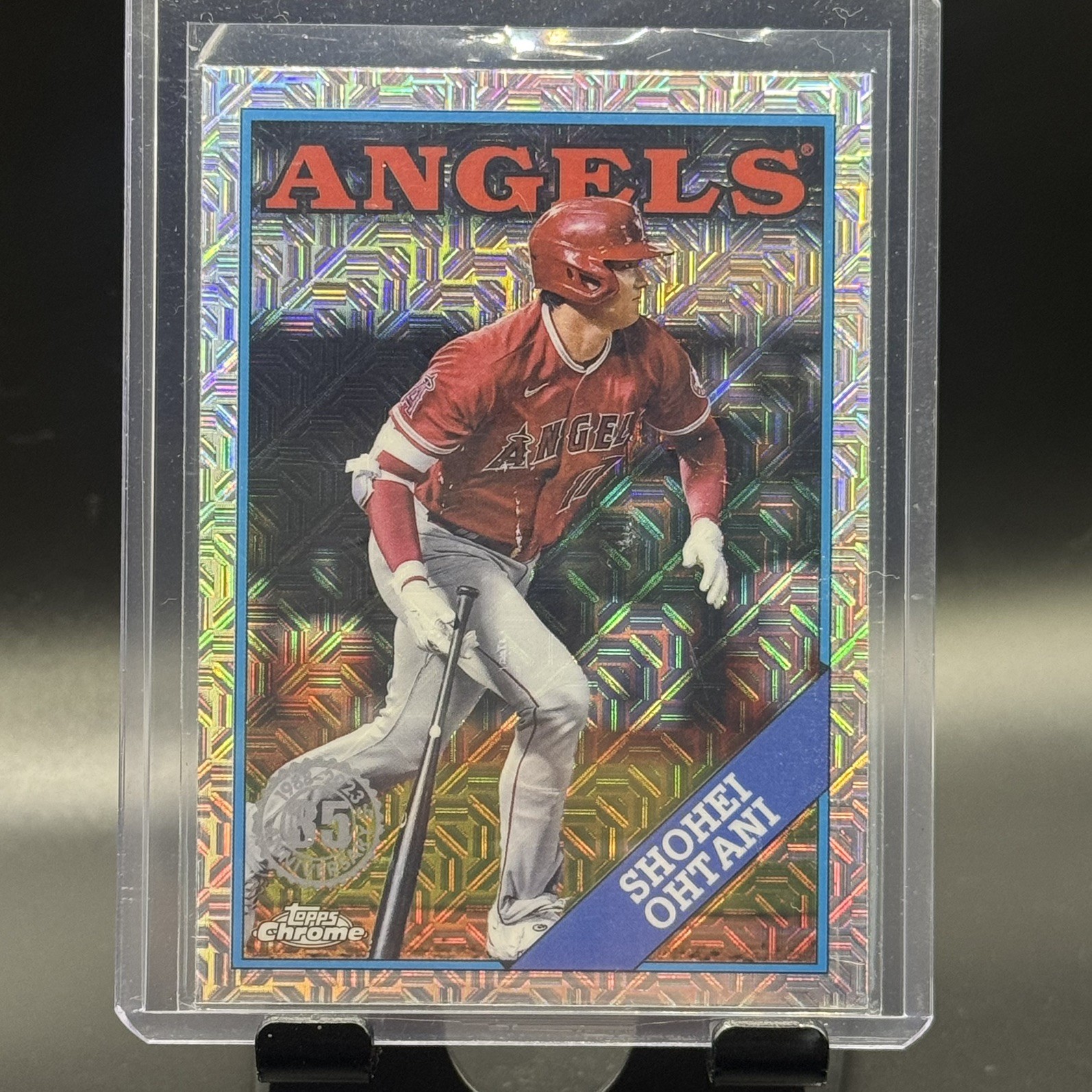 2023 Topps Chrome Shohei Ohtani 1988 Topps X-Fractor Refractor Angels #2T88C-25