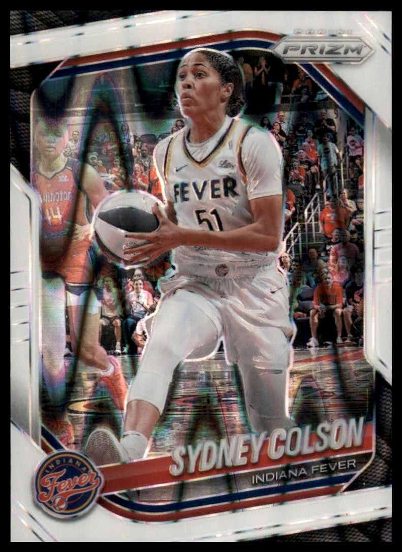 2025 Panini Prizm WNBA #1 Sydney Colson White Seismic Prizms