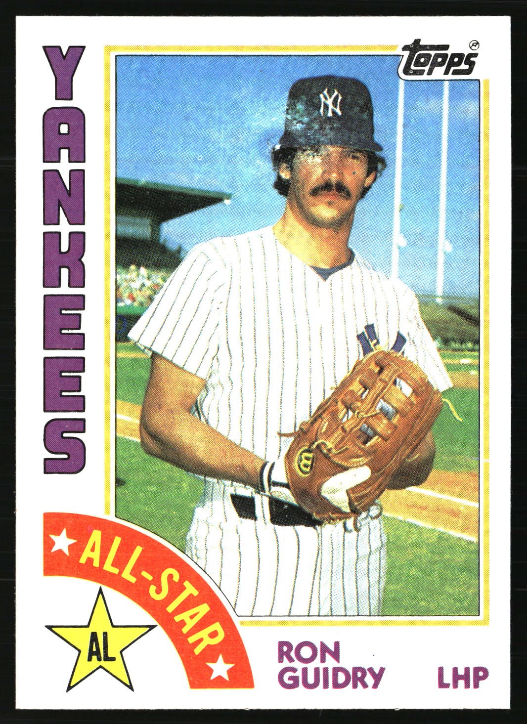 1984 Topps #406 Ron Guidry New York Yankees Free Shipping *L13*