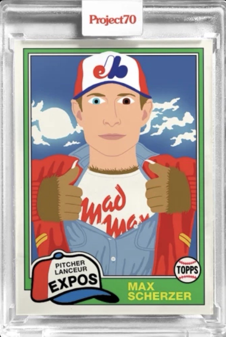Topps Project 70 Card 111 – Max Scherzer by Keith Shore – PR 2190!