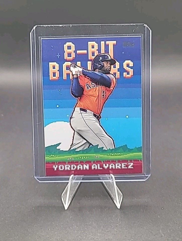 2025 Topps Series 1 8-Bit Ballers Yordan Alvarez #8B-14 Houston Astros