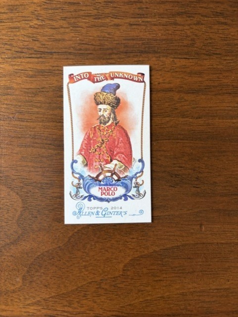 2014 Topps Allen Ginter Mini Into the Unknown ITU-10 Marco Polo