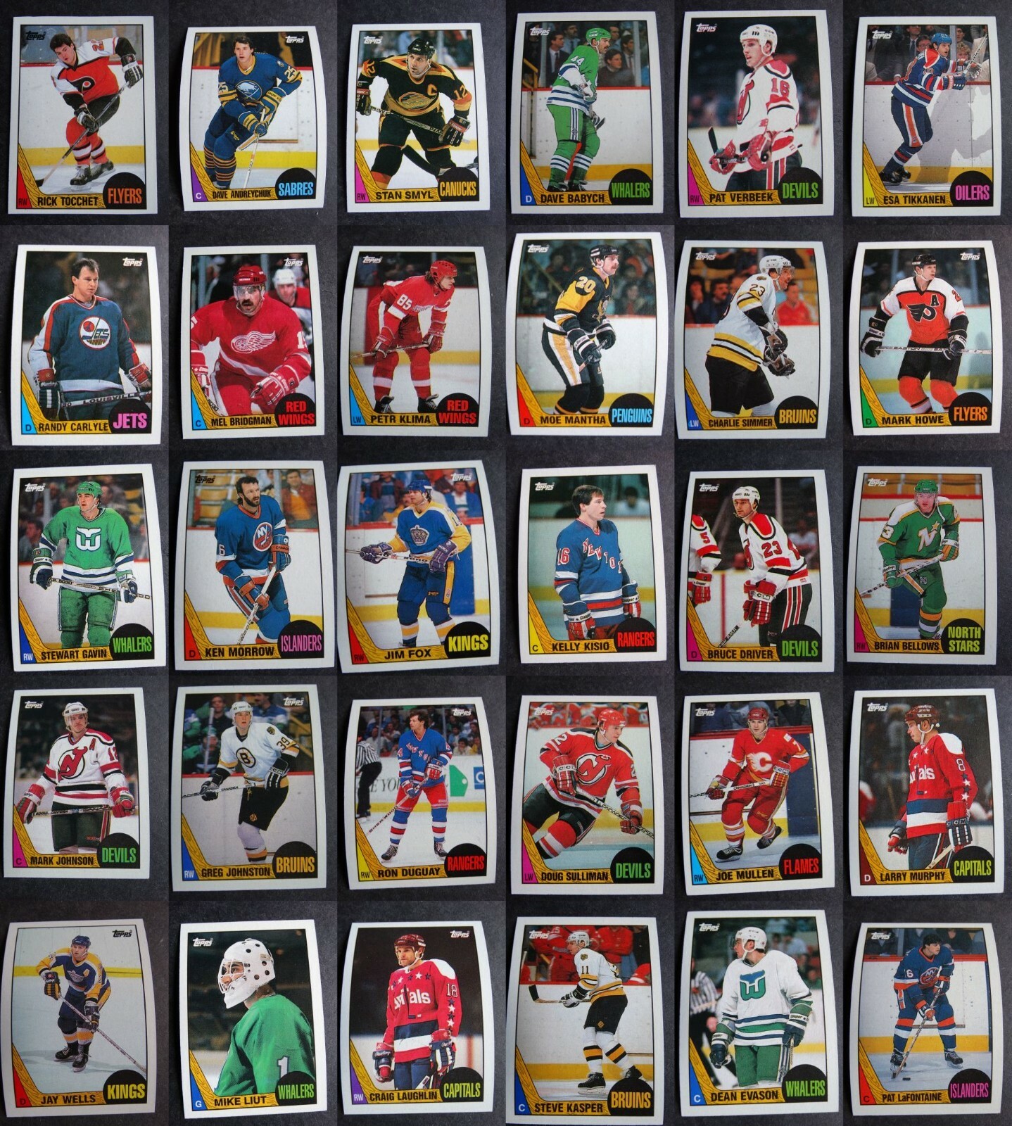 1987-88 Topps Hockey Cards Complete Your Set U You Pick List 1-198