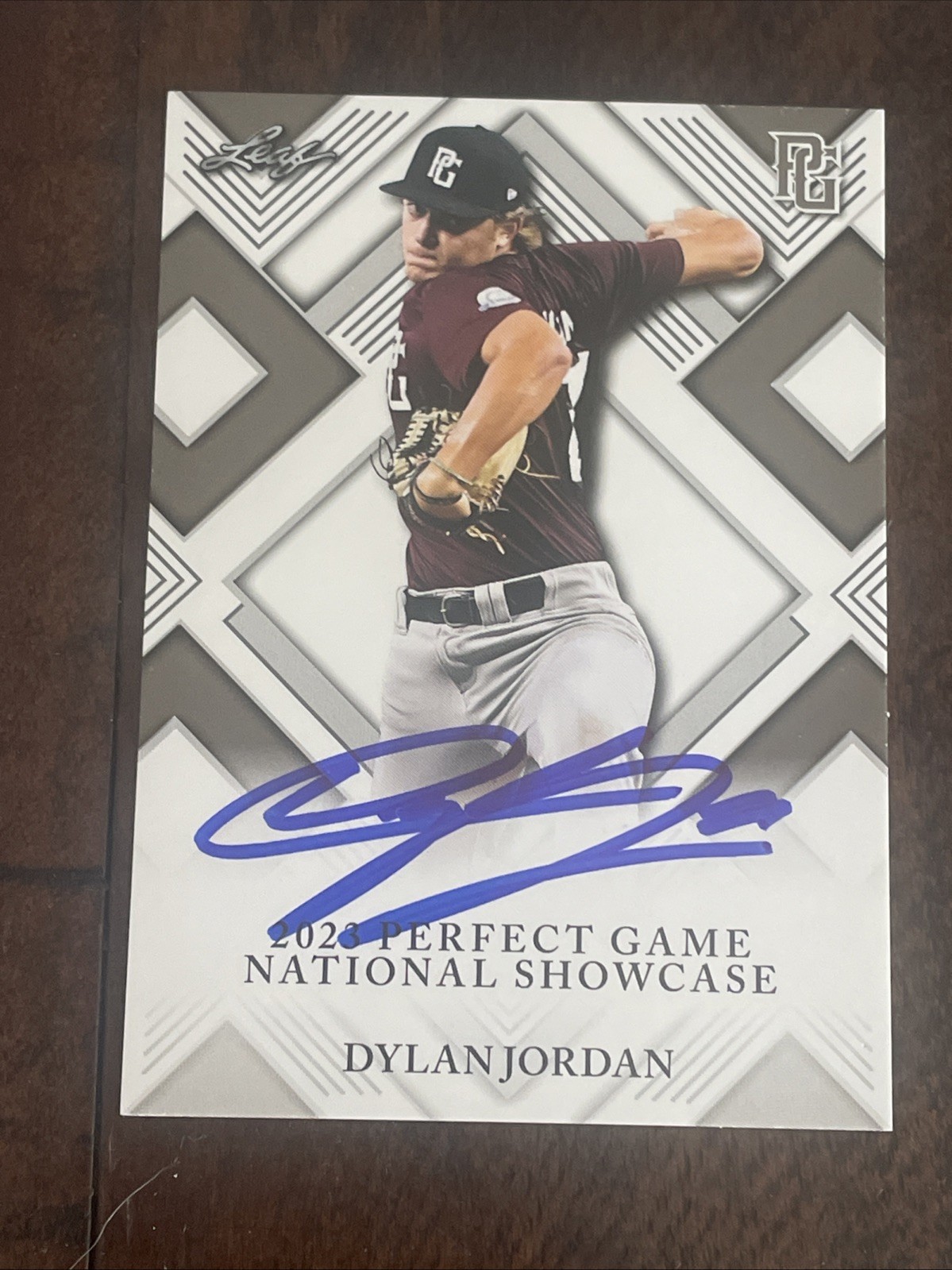 DYLAN JORDAN Rookie 2023 Leaf Perfect Game National Showcase RC #40