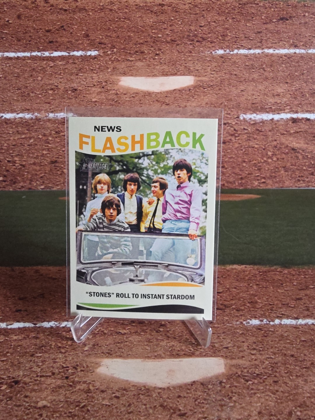 2013 Topps Heritage News Flashbacks – #NF-RS Rolling Stones 4/16/1964