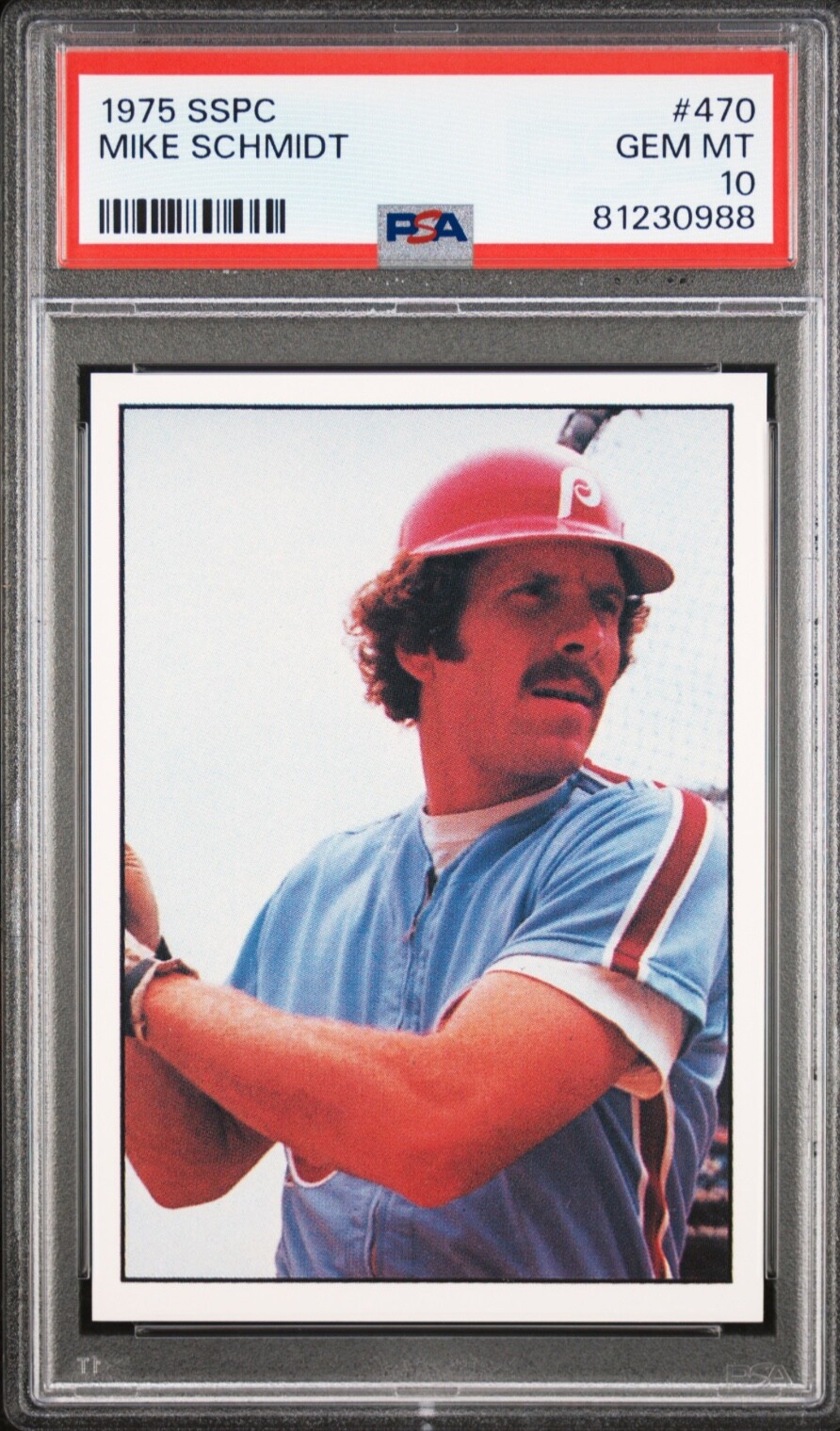 1975 SSPC — Mike Schmidt — 3rd YR — 💎 MINT PSA 10 — NEW — reholder’d (May 2025)