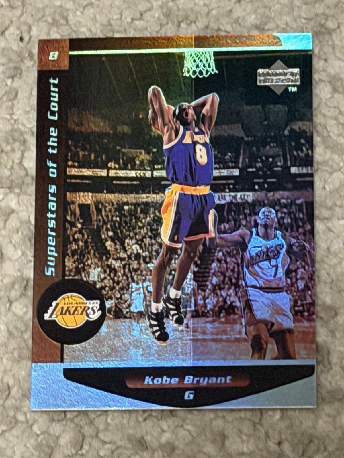 Nice Shape! Kobe Bryant 1998-99 Upper Deck Superstars of the Court C8 UD Ovation