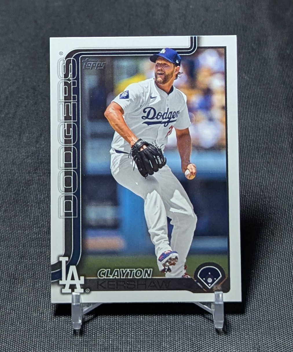 Clayton Kershaw 2025 Topps Series 1 Baseball Card #146 Los Angeles Dodgers