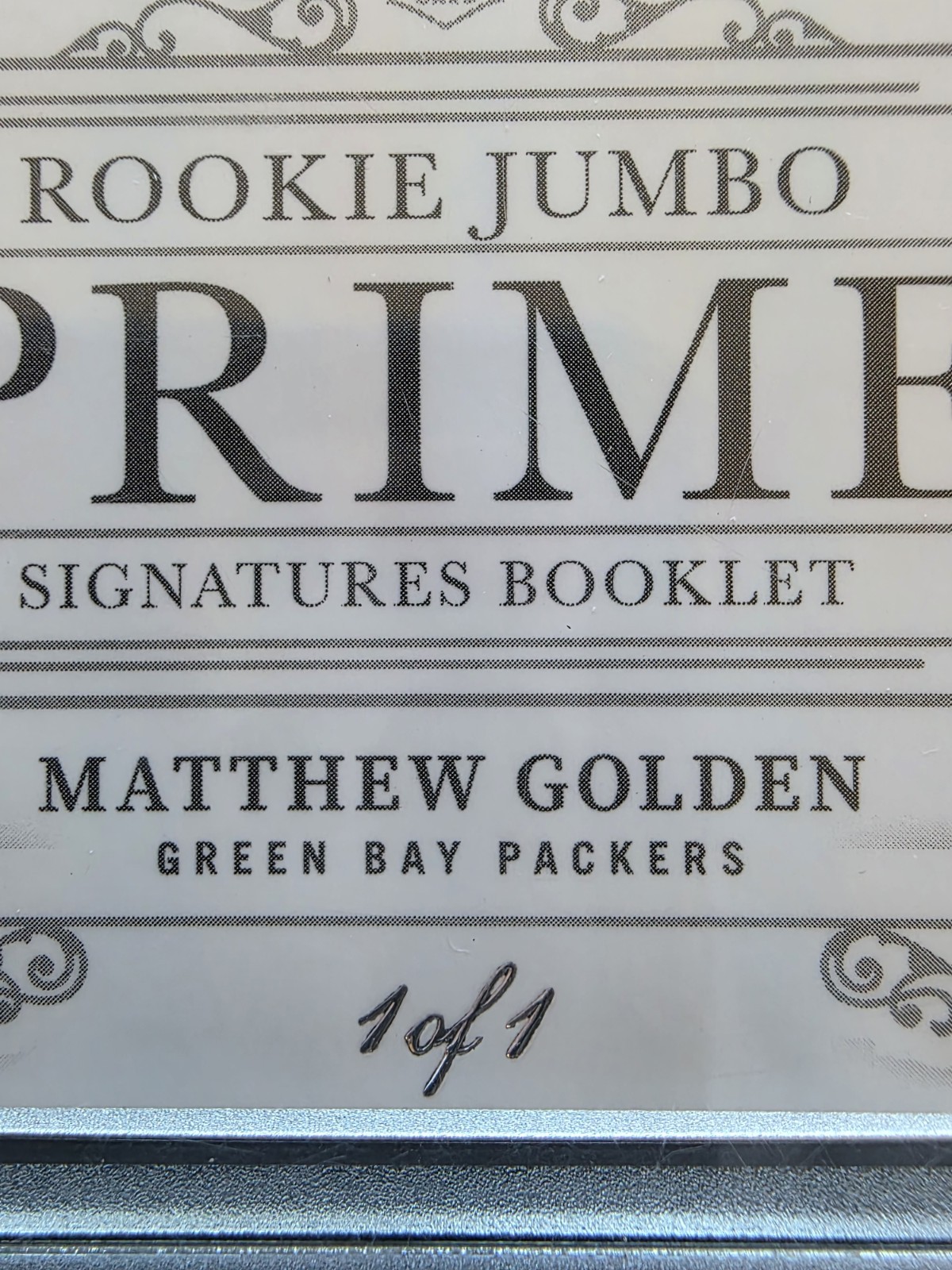 2025 Matthew Golden 1/1 National Treasures Booklet Shield Rookie Auto 🔥🔥🔥🔥🔥